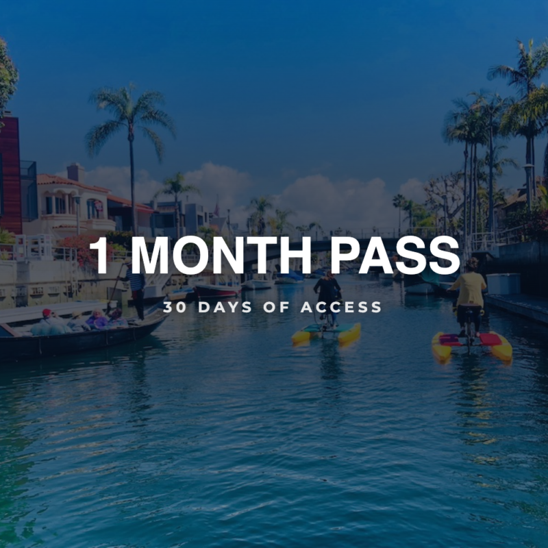 1 Month Pass, 30 days of access